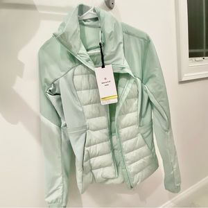 Lululemon down for it all jacket in delicate mint size 6